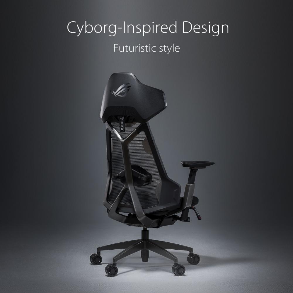 ASUS ROG Destrier Ergo Gaming Chair | Ergonomic Mesh | 3D 360° Armrests | Acoustic Panel | Mobile Gaming Mode | 150kg Capacity