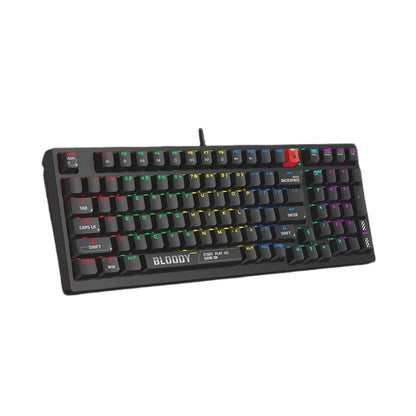 Bloody S98 BLMS Mechanical Gaming Keyboard | 80% (98 Keys), RGB, Hot-Swappable, USB, US Layout