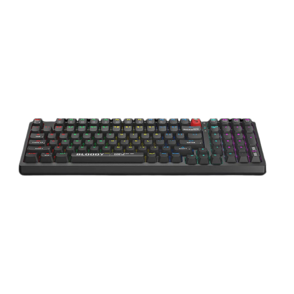 Bloody S98 BLMS Mechanical Gaming Keyboard | 80% (98 Keys), RGB, Hot-Swappable, USB, US Layout