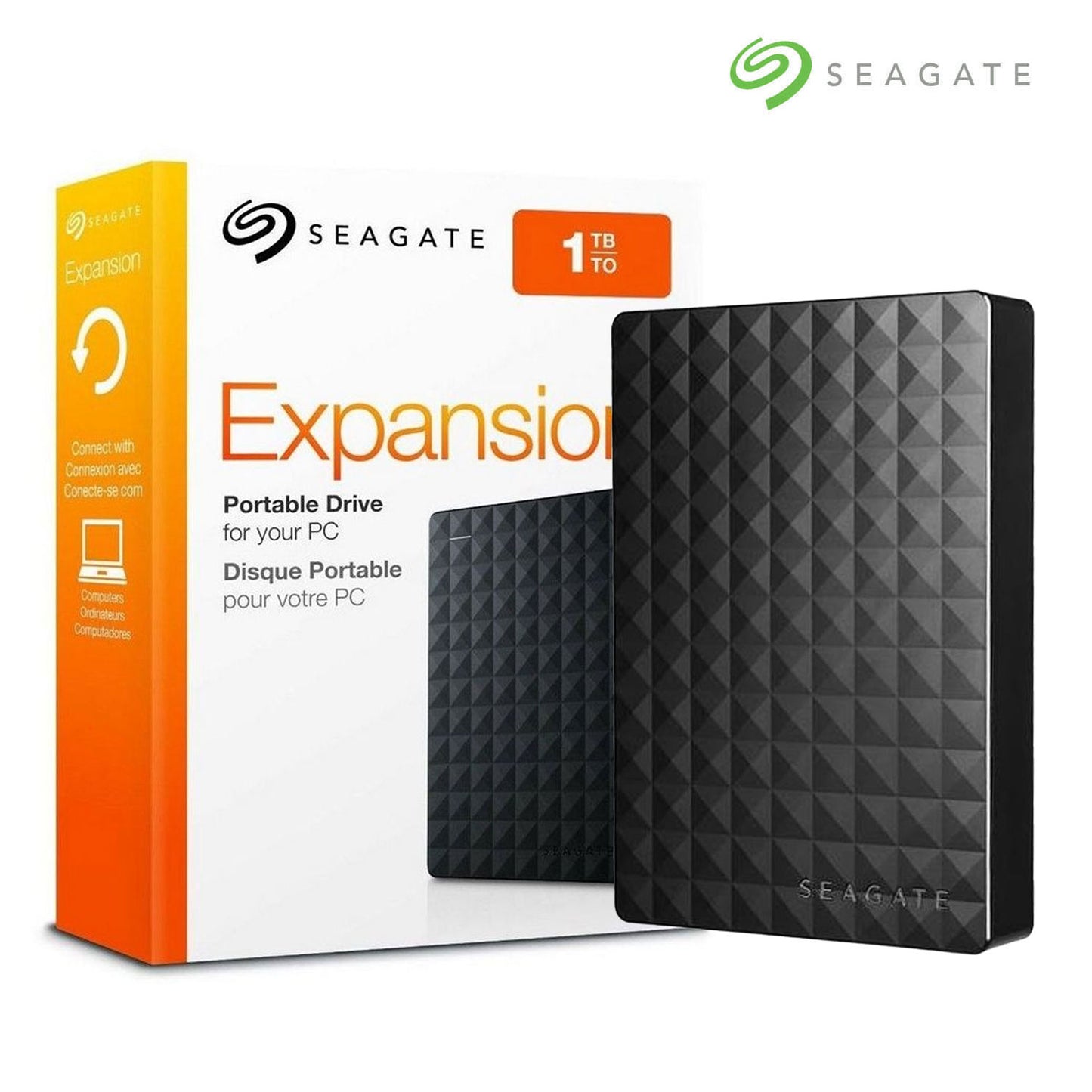 Seagate Expansion USB 3.0 Portable 2.5 Inch External Hard Drive Case | High-Speed Storage Solution