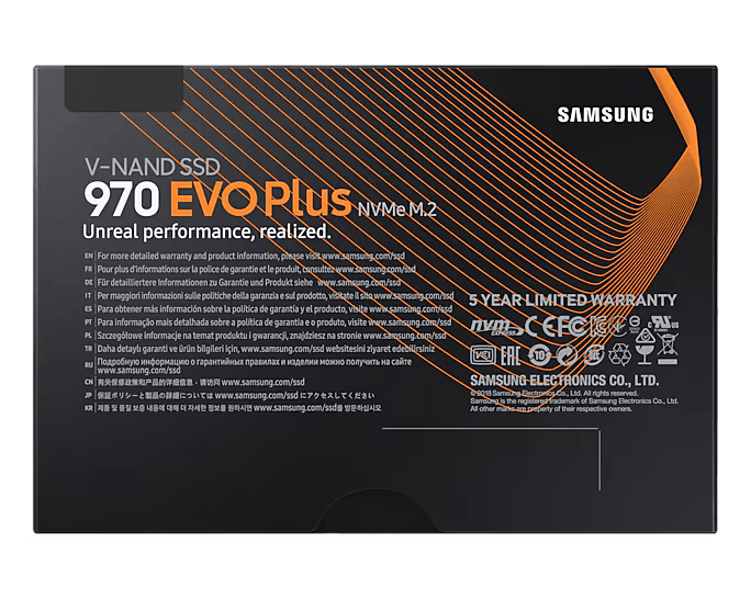 SAMSUNG 970 EVO Plus NVMe M.2 SSD 1TB