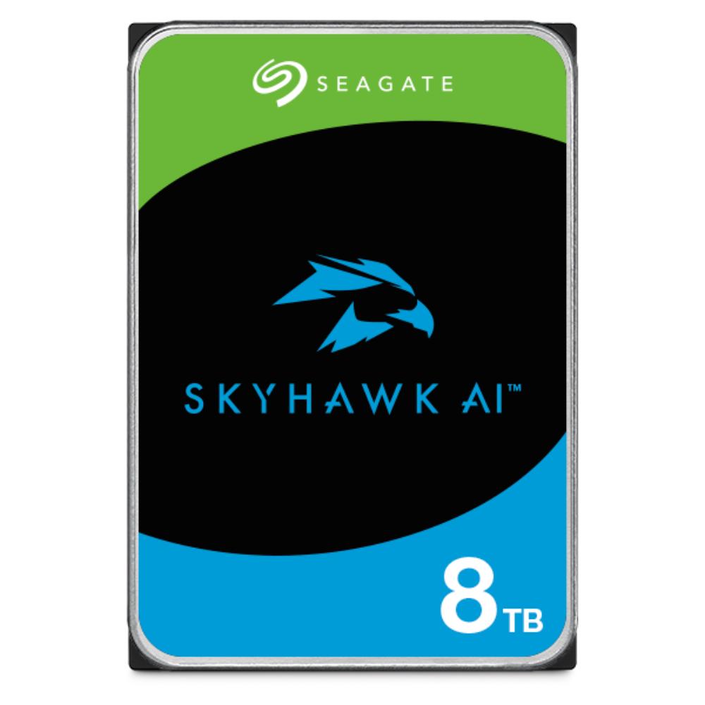 Seagate SkyHawk AI Surveillance Hard Drive | 8TB–24TB | AI Video Analytics, 64 Cameras + 32 AI Streams, 550TB/Year