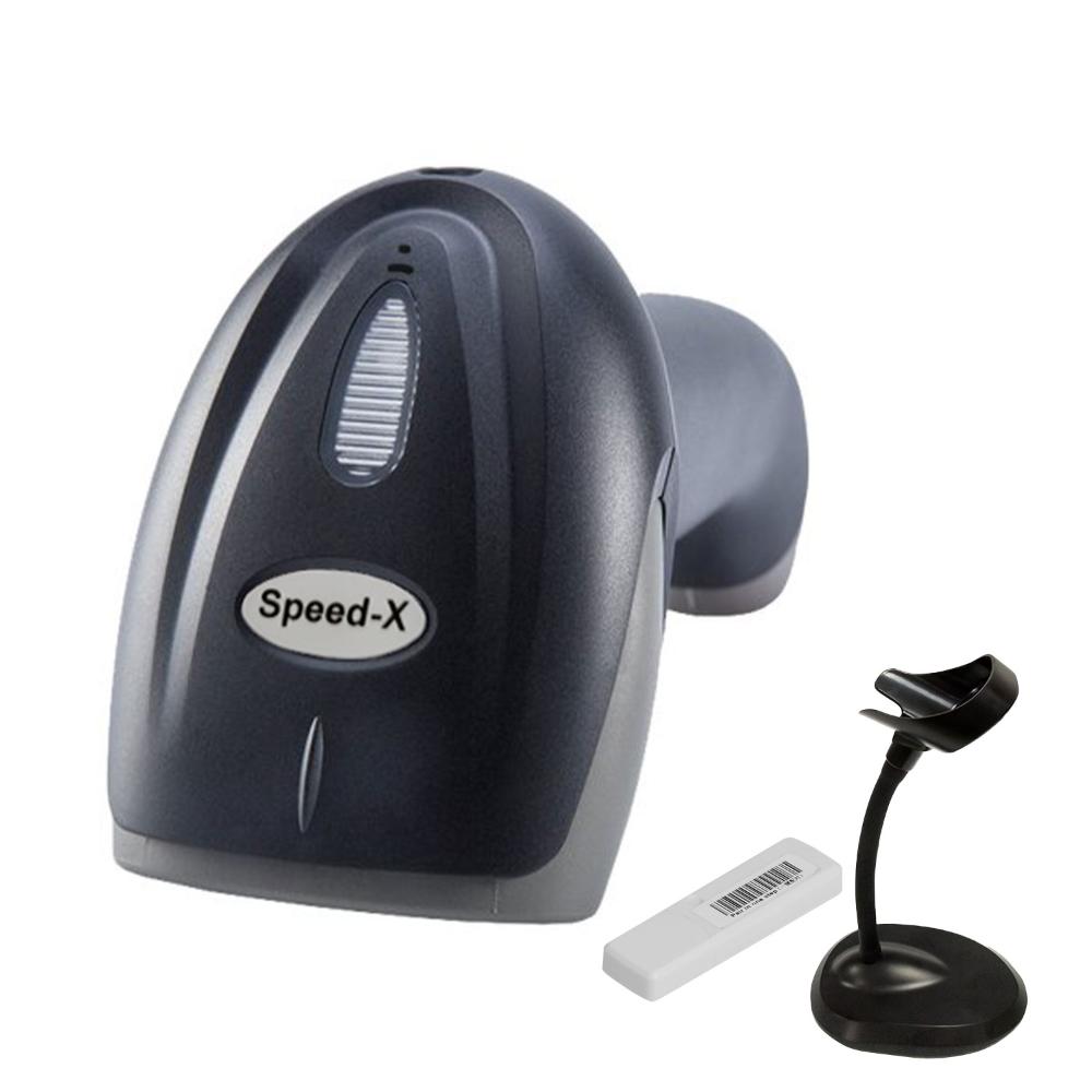 Speed-X 60D | 2D Wireless 2.4GHz Barcode Scanner with Stand | CMOS Imaging | 30m Range | Long Battery Life