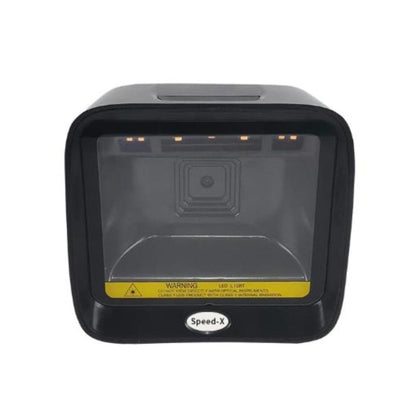 Speed-X 9700 | 2D CMOS Desktop Barcode Scanner | Hands-Free Auto-Sensing | High-Speed Retail & POS Scanner