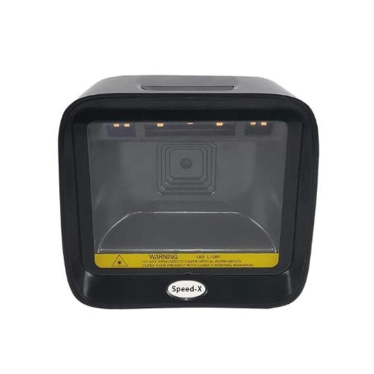 Speed-X SX-9700 2D CMOS Desktop Barcode Scanner | Hands-Free Auto Scan | USB | 1D & 2D QR Code Scanner