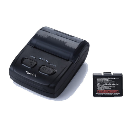 Speed-X BT500M | Mini Portable Bluetooth + USB Thermal Printer (58mm) | High-Speed, Lightweight, Mobile Printing