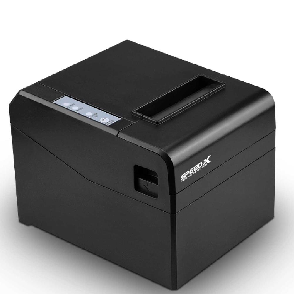 Speed-X SP-250U | 80mm Thermal Receipt Printer | USB Interface | 220mm/s Printing Speed | Auto Cutter