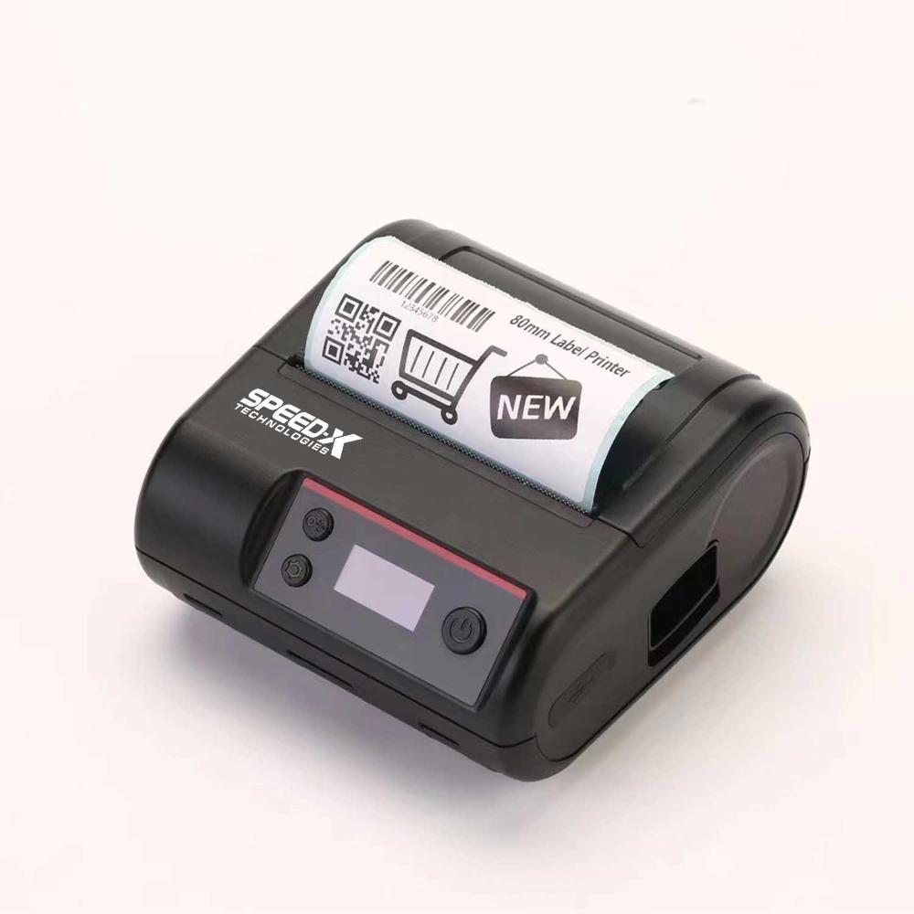 Speed-X SP-L610BT | Portable Thermal Printer (2-in-1 Label & Receipt Printing) | USB & Bluetooth Connectivity | 203 DPI | 70mm/s