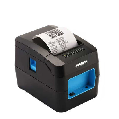 Speed-X SP-90A | 80mm Thermal Receipt Printer | USB + WiFi + Bluetooth | 203 DPI | High-Speed Printing