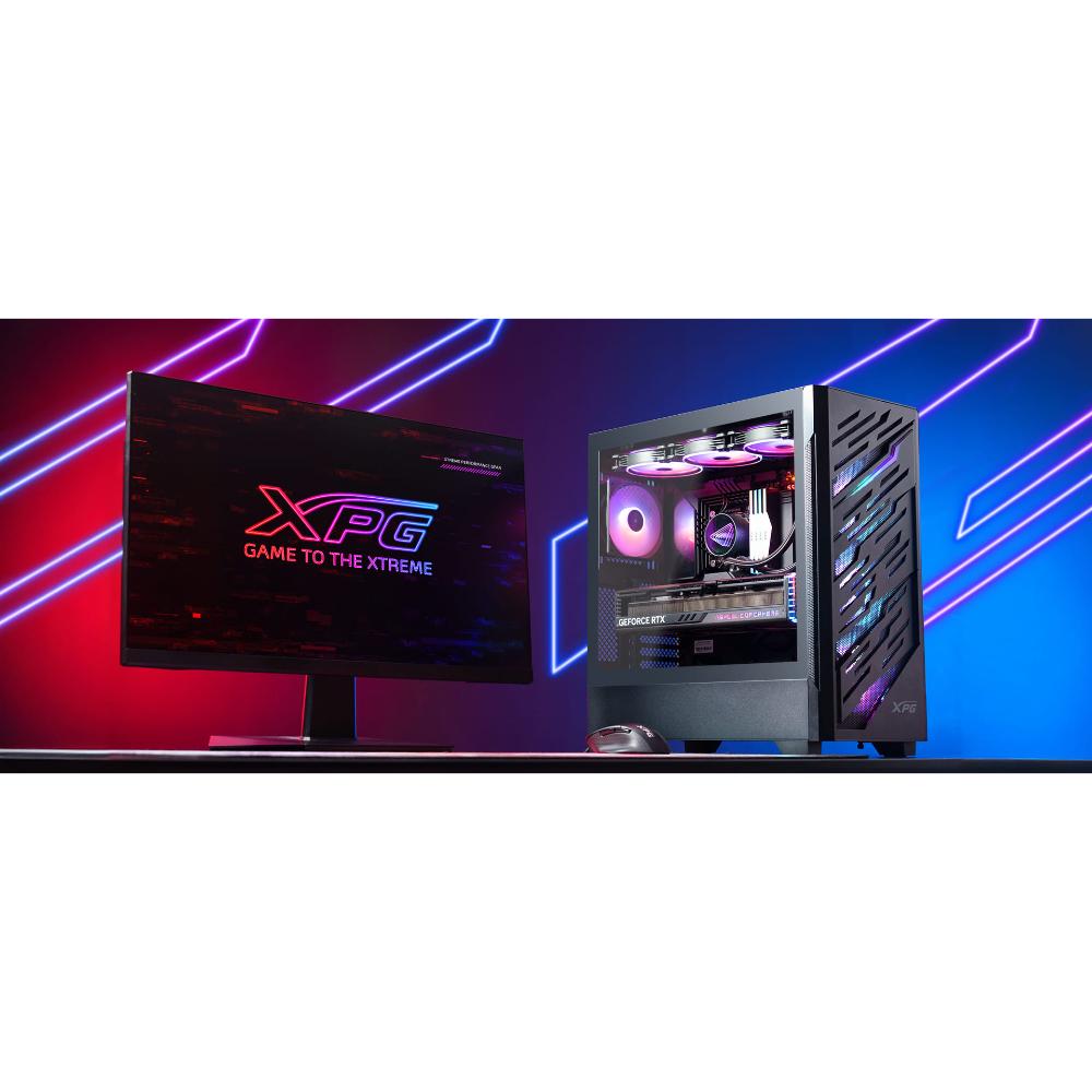 XPG STARKER AIR BTF ATX PC Case | E-ATX Support | Reverse-Connector Motherboards | 390mm GPU | 360mm Radiator | 4× 120mm ARGB Fans