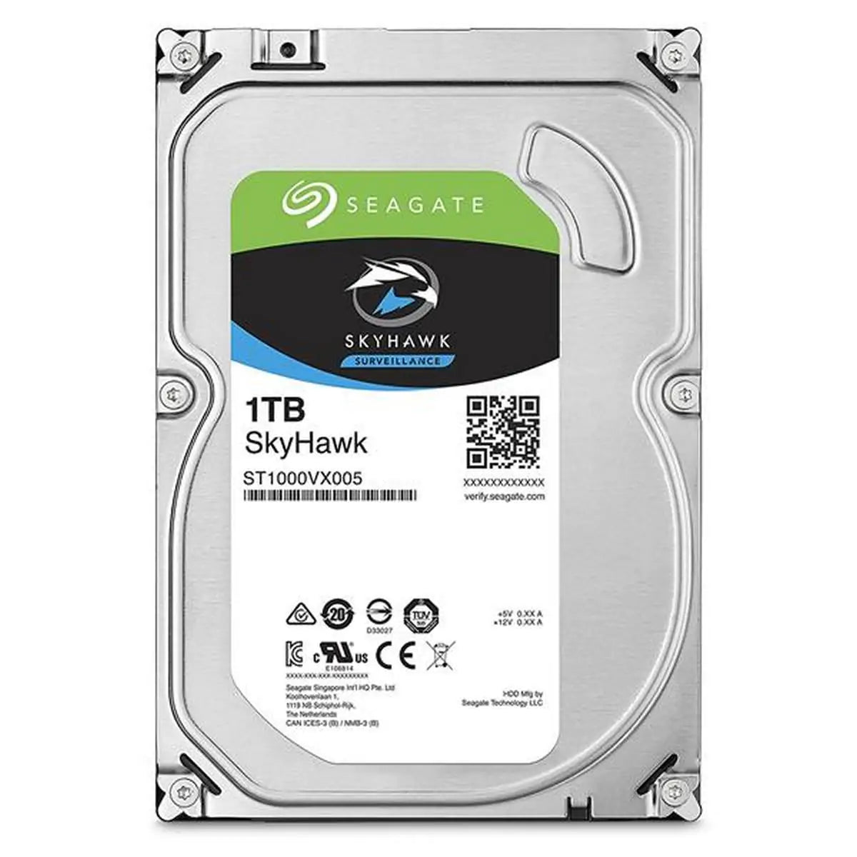 قرص تخزين Seagate SkyHawk للمراقبة SATA III مقاس 3.5 بوصة 