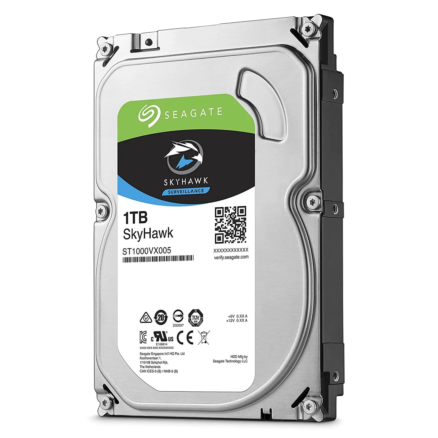 قرص تخزين Seagate SkyHawk للمراقبة SATA III مقاس 3.5 بوصة 