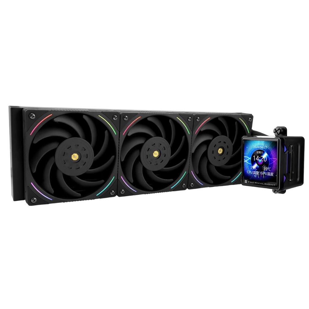 Thermalright Elite Vision 360 Black & White ARGB LCD 360mm AIO Liquid CPU Cooler | 2.73" IPS LCD | 320×320 Resolution