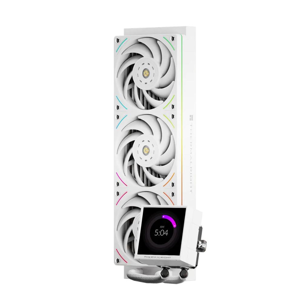 Thermalright Peerless Vision 360 UB ARGB White & Black 360mm AIO Liquid CPU Cooler | 3.95" LCD Screen | Wireless Splicing Fan