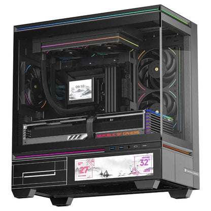 Thermalright TL-UB24W 240mm ARGB Computer Case Fan White & Black | 2-in-1 Dual Fan Design | 2150RPM | PWM Control | 5V 3-Pin ARGB