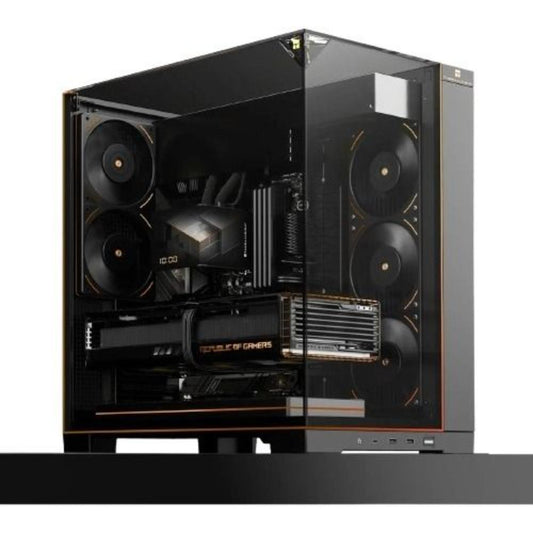 Thermalright TR A70 ARGB 5 Fan ATX Gaming Case Black & White | 5x Pre-Installed ARGB Fans | 420mm GPU Support | 360mm Radiator Support | Type-C