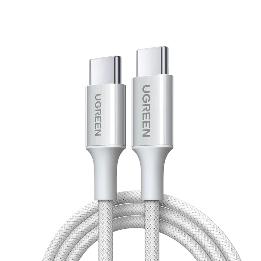 Ugreen 35254 | USB-C to USB-C Braided Cable | 1m | Black / White