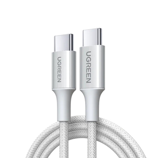 Ugreen 35254 | USB-C to USB-C Braided Cable | 1m | Black / White