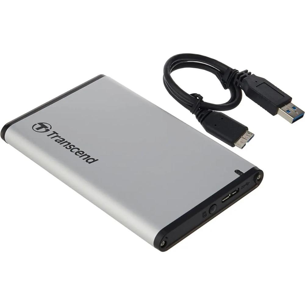 Transcend 25S3 SATA SSD/HDD Enclosure USB 3.0 (Metal) | 2.5" SATA SSD & HDD