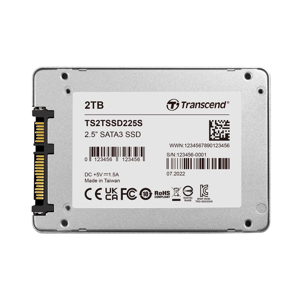 Transcend 225S | SATA III 6Gb/s SSD - High-Performance 2.5-Inch Solid State Drive