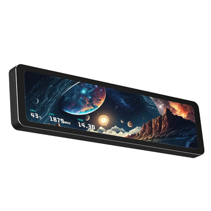 Thermalright Trofeo Vision 11.3 LCD BLACK and WHITE  | 11.3" Wide LCD Screen | 1920×400 Resolution | USB Type-C