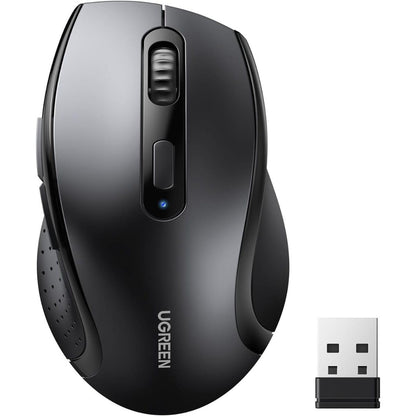 Ugreen 25752 MU006 | Dual Mode Wireless Mouse, Bluetooth + 2.4G, 4000 DPI, Silent Click, Ergonomic Design