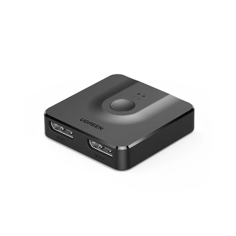 UGREEN 60622 | DisplayPort Bi-Directional Switch | 8K@60Hz / 4K@120Hz | DP 1.4 | 2×1 / 1×2 Mode | Plug & Play | For Monitor, PC, Graphics Card, Projector