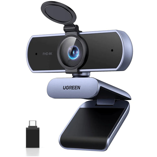 UGREEN 65381 4K Ultra HD Webcam | 1080P 60FPS Web Camera with Microphone