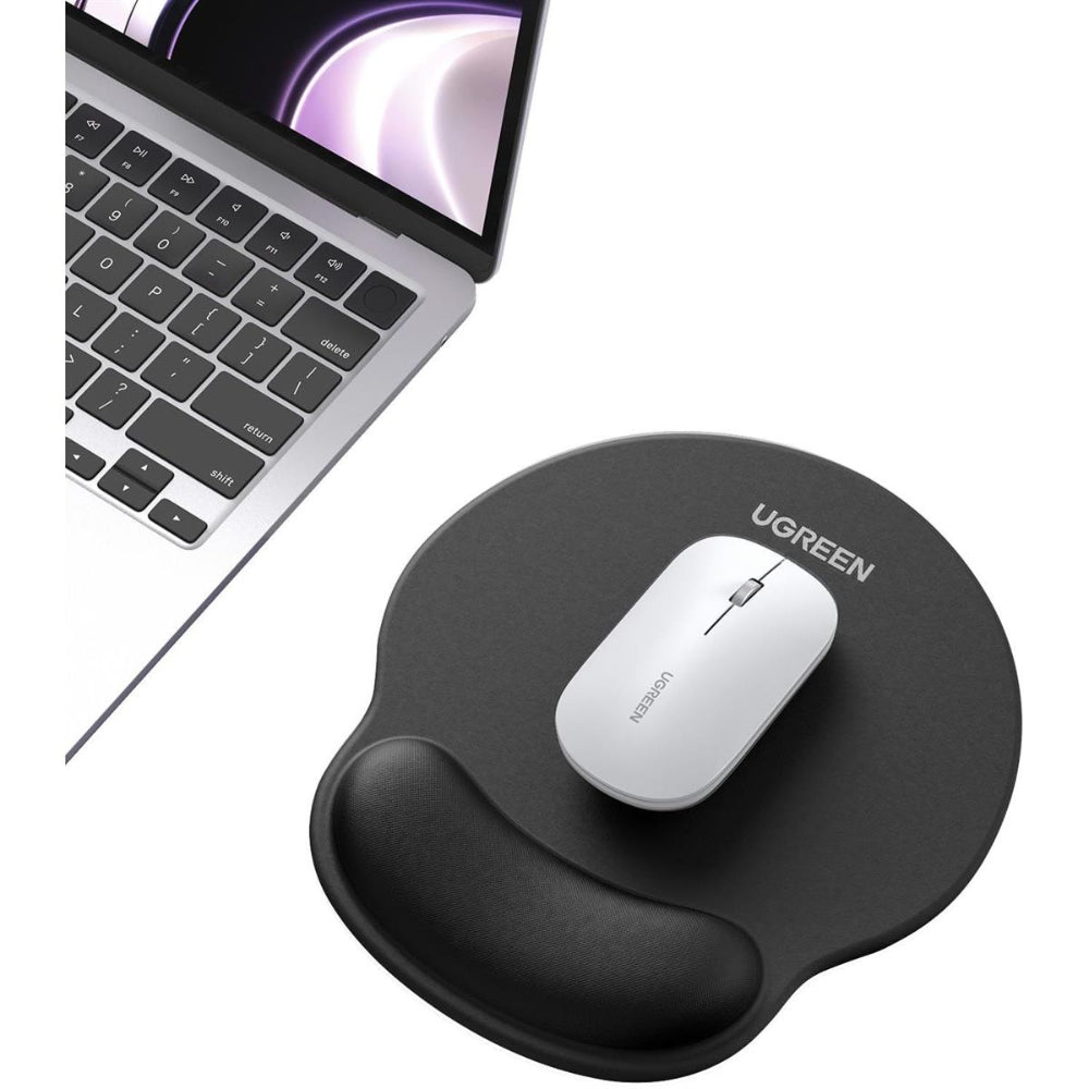 UGREEN Ergonomic Mouse Pad with Wrist Rest Support | Memory Foam, Non-Slip Base