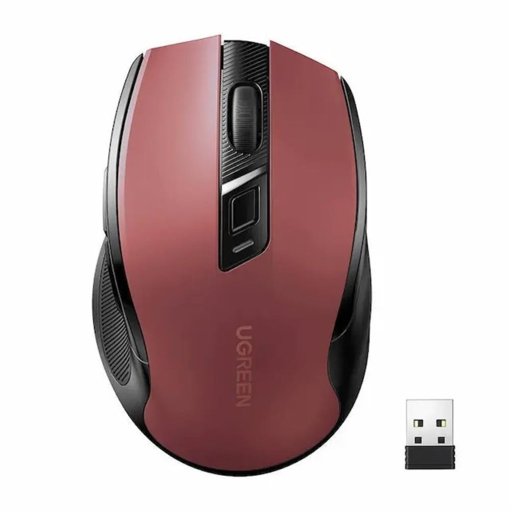 Ugreen 25752 MU006 | Dual Mode Wireless Mouse, Bluetooth + 2.4G, 4000 DPI, Silent Click, Ergonomic Design