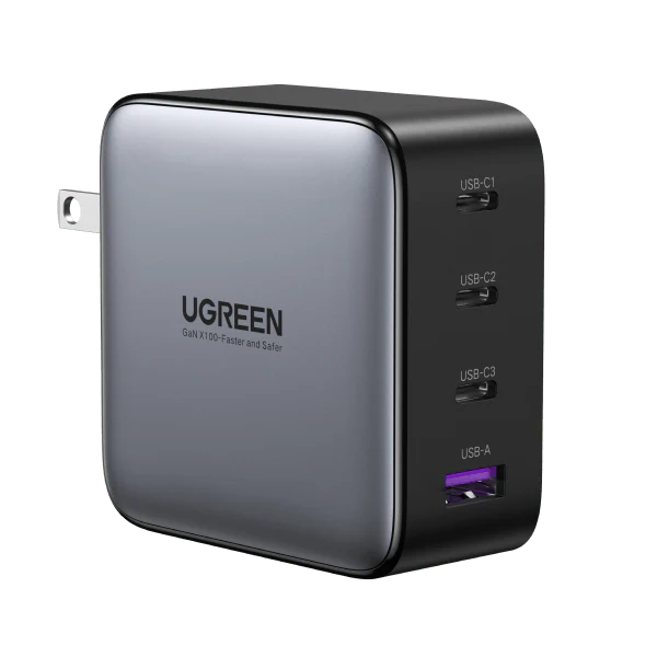 UGREEN X564 100W 4-Port GaN Fast Charger Power Adapter | 3 USB-C + 1 USB-A | 103751