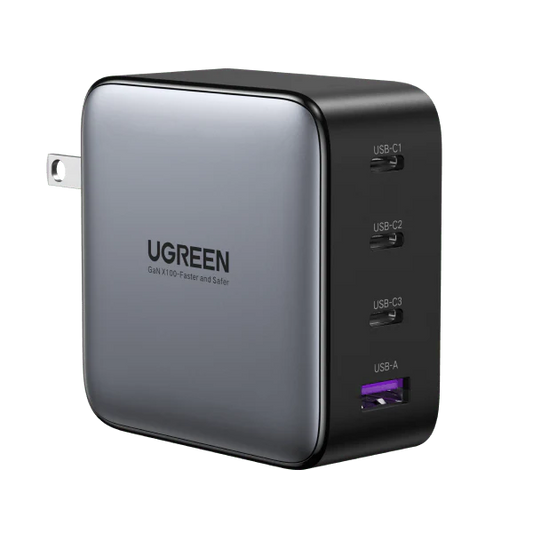 UGREEN X564 100W 4-Port GaN Fast Charger Power Adapter | 3 USB-C + 1 USB-A | 103751