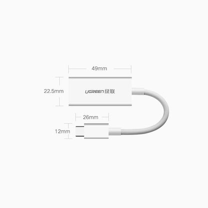 UGREEN 40372 | USB-C to DisplayPort Adapter | 4K@60Hz | DP Alt Mode | Plug & Play | Aluminum Shell | For MacBook, Laptop, Tablet, PC, Monitor, Projector