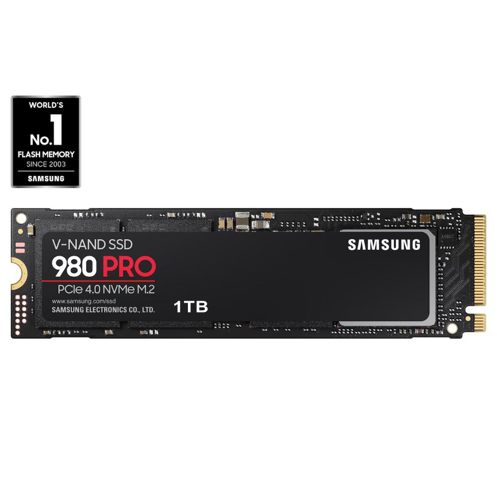 Samsung 980 PRO NVMe™ M.2 SSD | PCIe 4.0 High Performance SSD, Up to 7000MB/s Speed