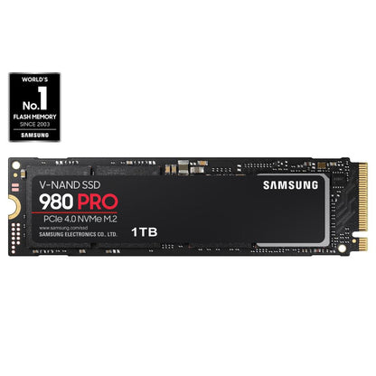 Samsung 980 PRO NVMe™ M.2 SSD | PCIe 4.0 High Performance SSD, Up to 7000MB/s Speed