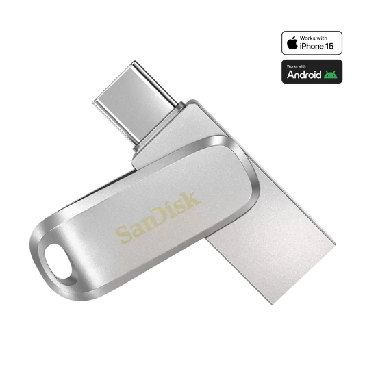 SanDisk Ultra Dual Drive Luxe USB Type-C™ فلیش ڈرائیو 64GB - 1TB