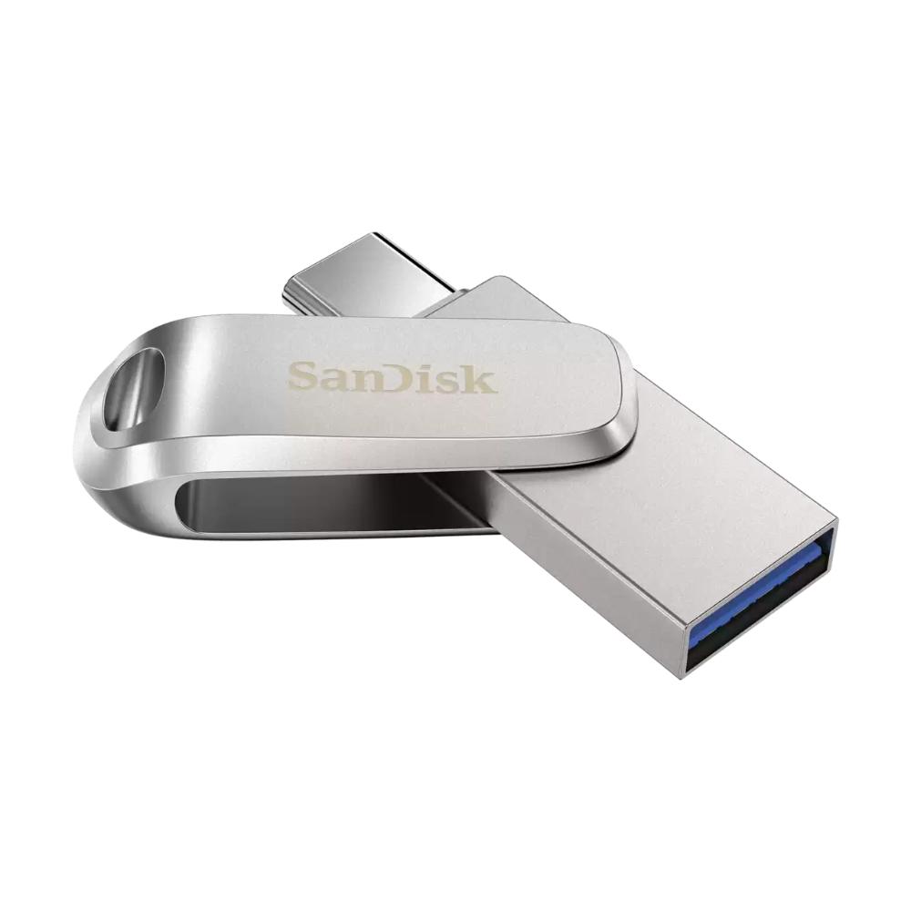 SanDisk Ultra Dual Drive Luxe USB Type-C™ Flash Drive | 64GB – 1TB | All-Metal 2-in-1 Type-C & Type-A Drive