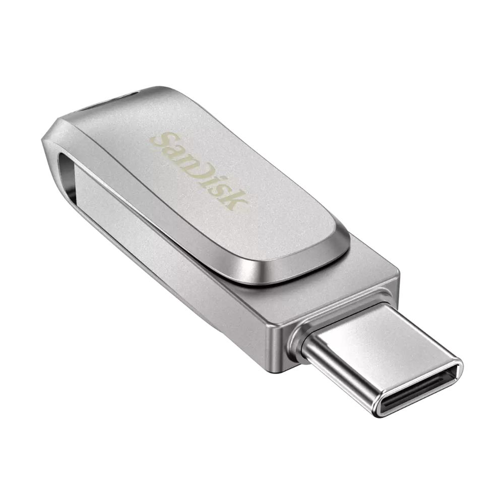 SanDisk Ultra Dual Drive Luxe USB Type-C™ Flash Drive | 64GB – 1TB | All-Metal 2-in-1 Type-C & Type-A Drive