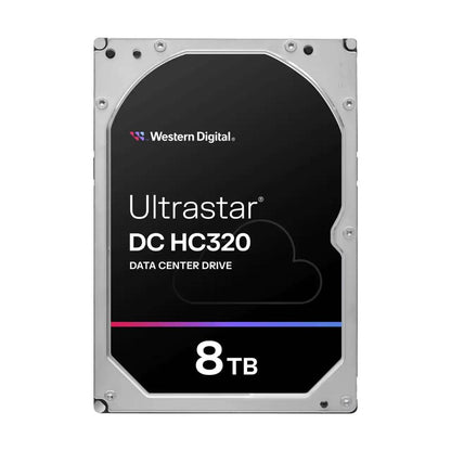 WD Ultrastar DC HC320 8TB | Enterprise SATA HDD | 7200RPM | 256MB Cache | Model 0B36404