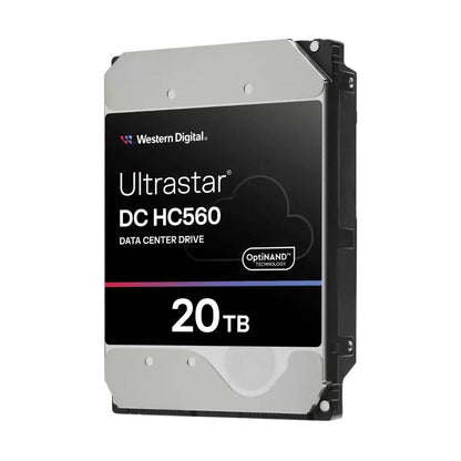 WD Ultrastar DC HC560 20TB | Enterprise SATA HDD | 7200RPM | 512MB Cache | 0F38785