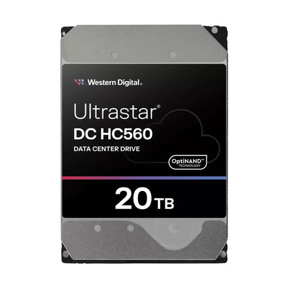 WD Ultrastar DC HC560 20TB | Enterprise SATA HDD | 7200RPM | 512MB Cache | 0F38785