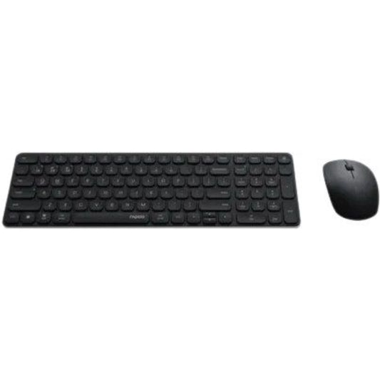 Rapoo 9320M Multi-Mode Wireless Combo | Ultra-Slim Keyboard & Mouse, Bluetooth + 2.4GHz, Multi-Device, 1600 DPI