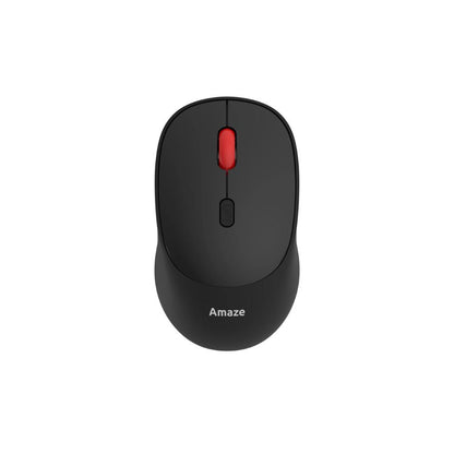 Amaze A710 Clicket Dual Mode Wireless Mouse | Bluetooth + 2.4G | Adjustable DPI | Silent Clicks | Ergonomic Design | USB Receiver Included