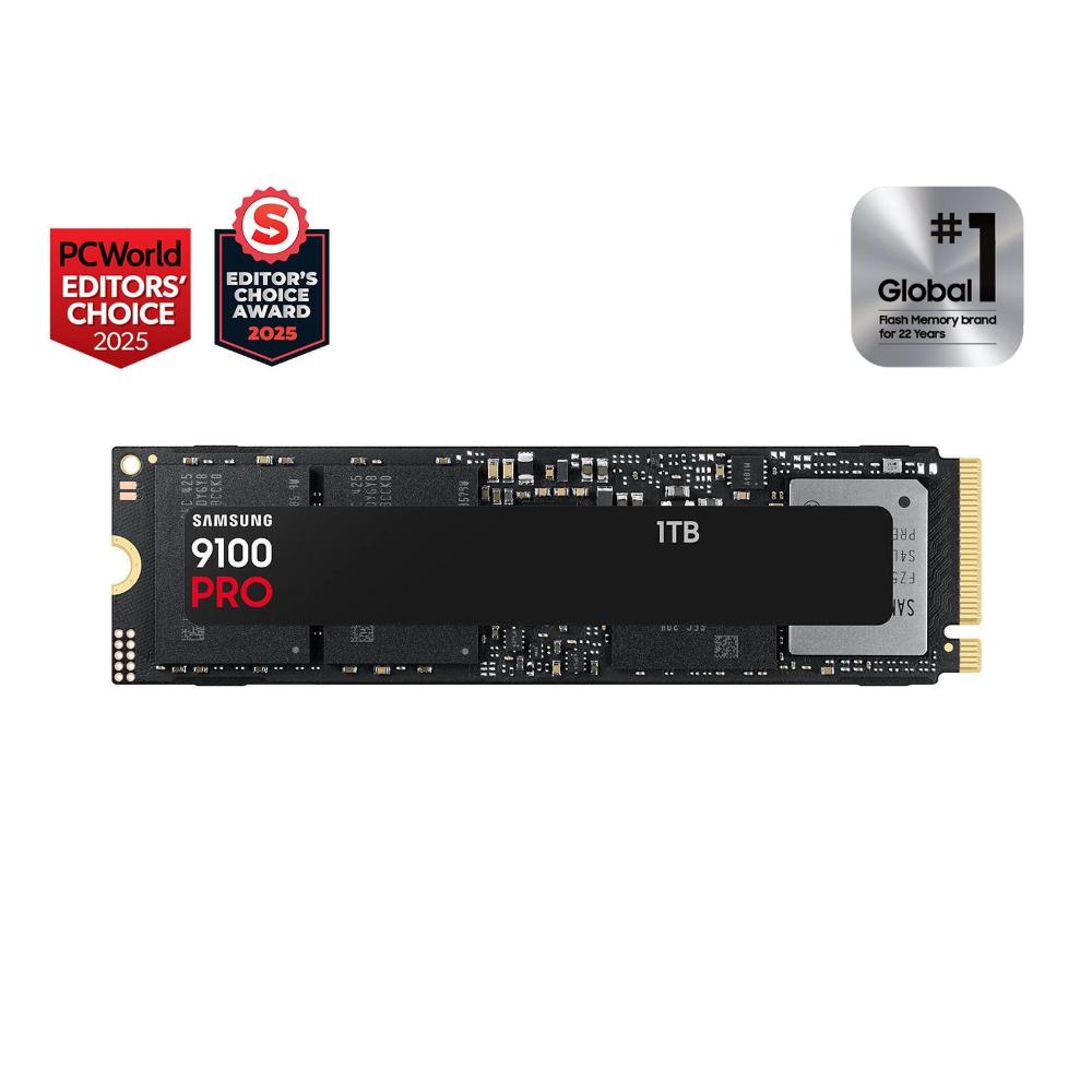 Samsung 9100 PRO PCIe 5.0 NVMe M.2 SSD | Up to 14,800MB/s Read | 13,400MB/s Write | Gen5 AI Performance SSD | 1TB / 2TB / 4TB / 8TB
