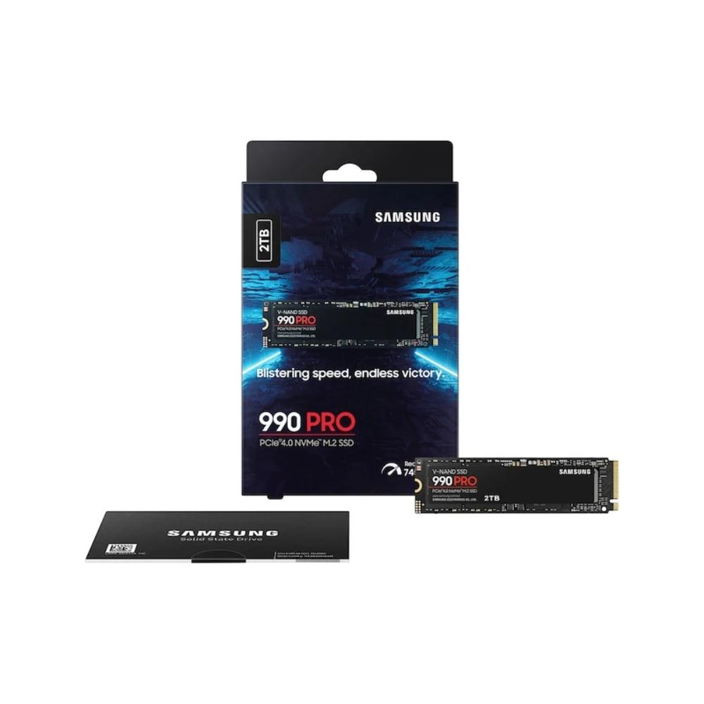 Samsung 990 PRO PCIe 4.0 NVMe M.2 SSD | Up to 7450MB/s Read | 6900MB/s Write | Gen4 High-Performance Storage | 1TB / 2TB / 4TB
