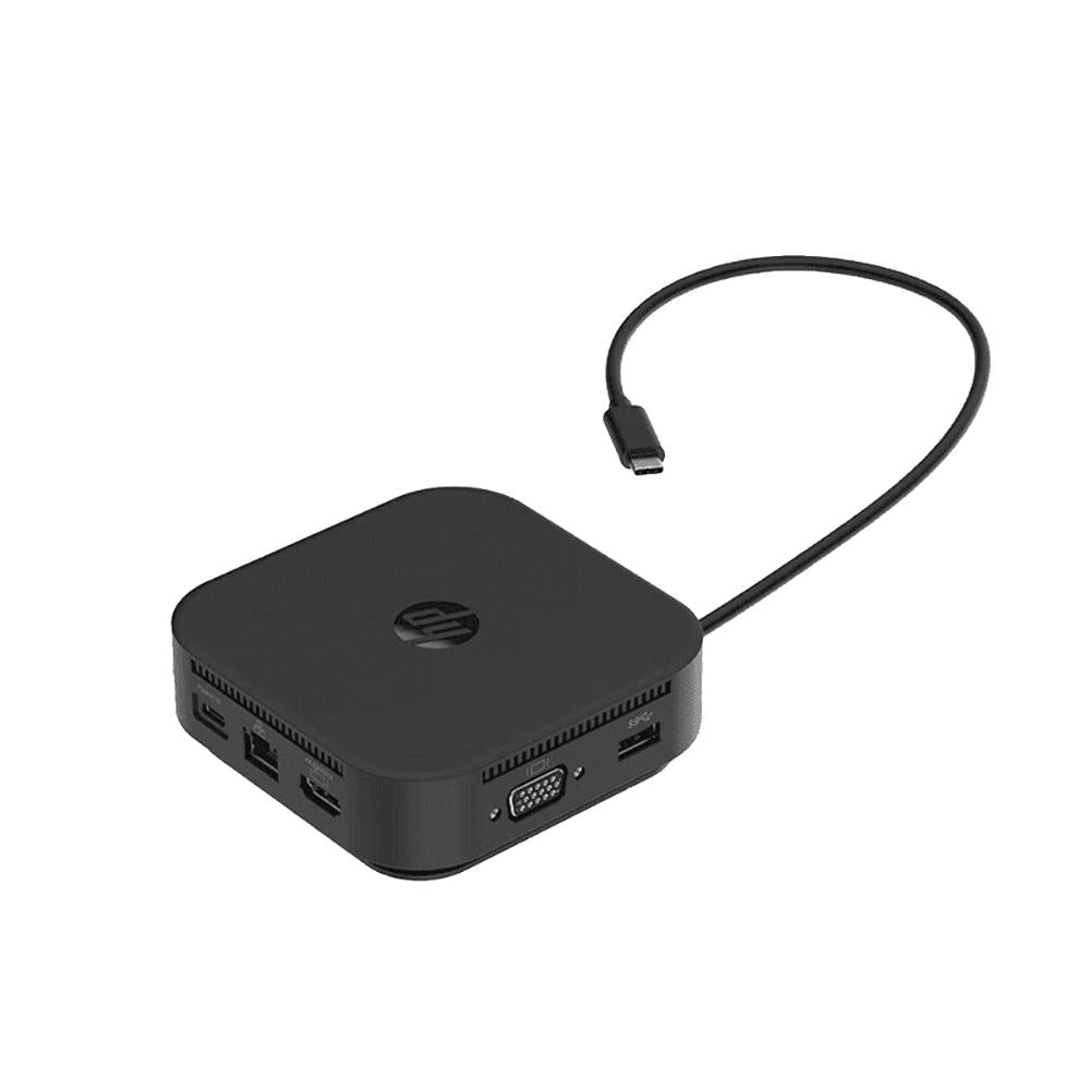 HP USB-C Pocket Dock 11-in-1 Multi-Port Hub 943V0P3 | Compact USB-C Dock with HDMI, VGA, Ethernet, USB-A & PD Charging