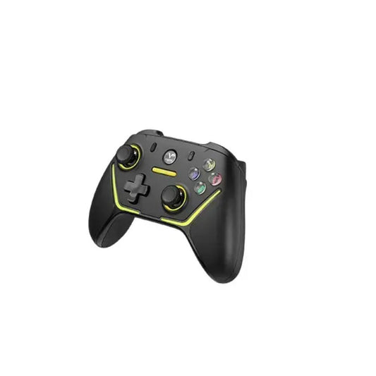 Rapoo V610M Multi-Mode Vibration Gamepad | Bluetooth, 2.4GHz Wireless & Wired | RGB Lighting | 1000mAh Rechargeable Battery | Black