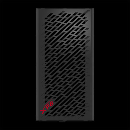 XPG VALOR AIR Compact Mid-Tower Chassis | ATX | 4 Pre-Installed Fans | Steel Front Panel | Tempered Glass Side Panel | Black