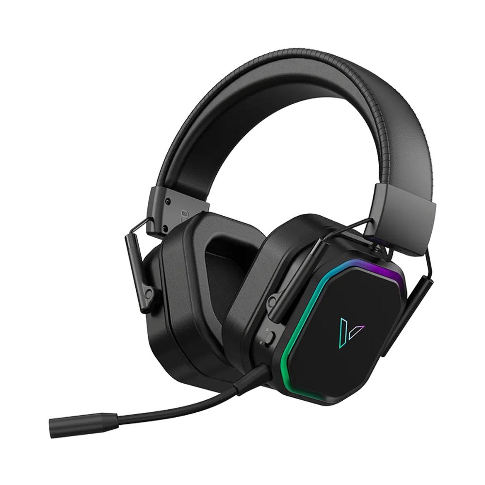 Rapoo VH850 Tri-Mode Wireless Gaming Headset | Bluetooth 5.3 | 2.4GHz Wireless | 3.5mm Wired | 50mm Graphene Drivers | RGB Lighting | Black
