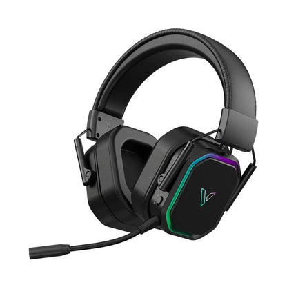 Rapoo VH850 Tri-Mode Wireless Gaming Headset | Bluetooth 5.3 | 2.4GHz Wireless | 3.5mm Wired | 50mm Graphene Drivers | RGB Lighting | Black